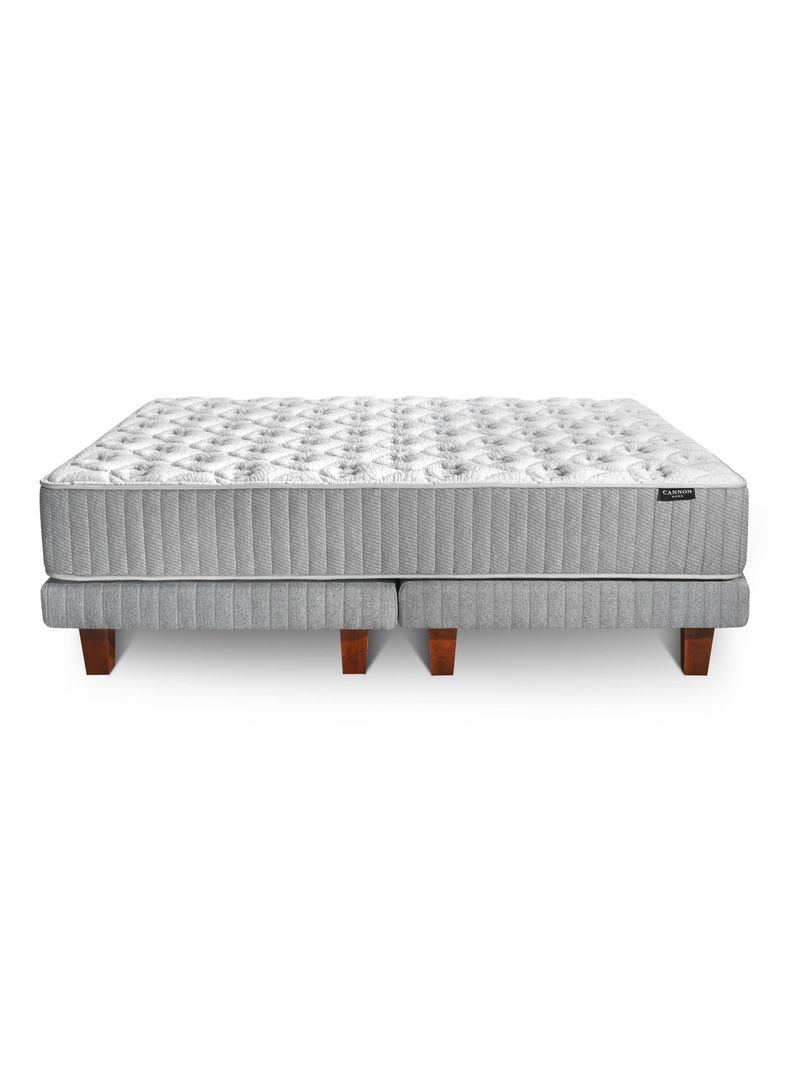 Cama Europea Hybrid Cotton Súper King + Almohada Microfibra-2
