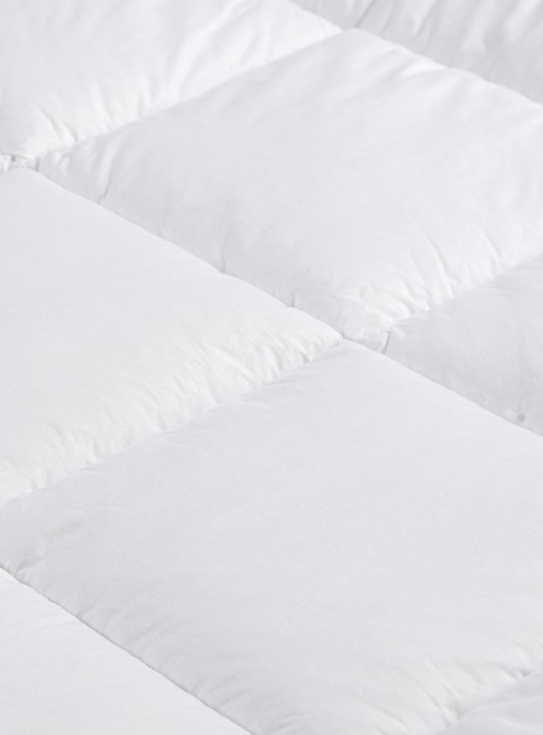 Cama Europea Hybrid Cotton 2 Plazas Base Dividida + Topper + Almohada Down Alternative-4