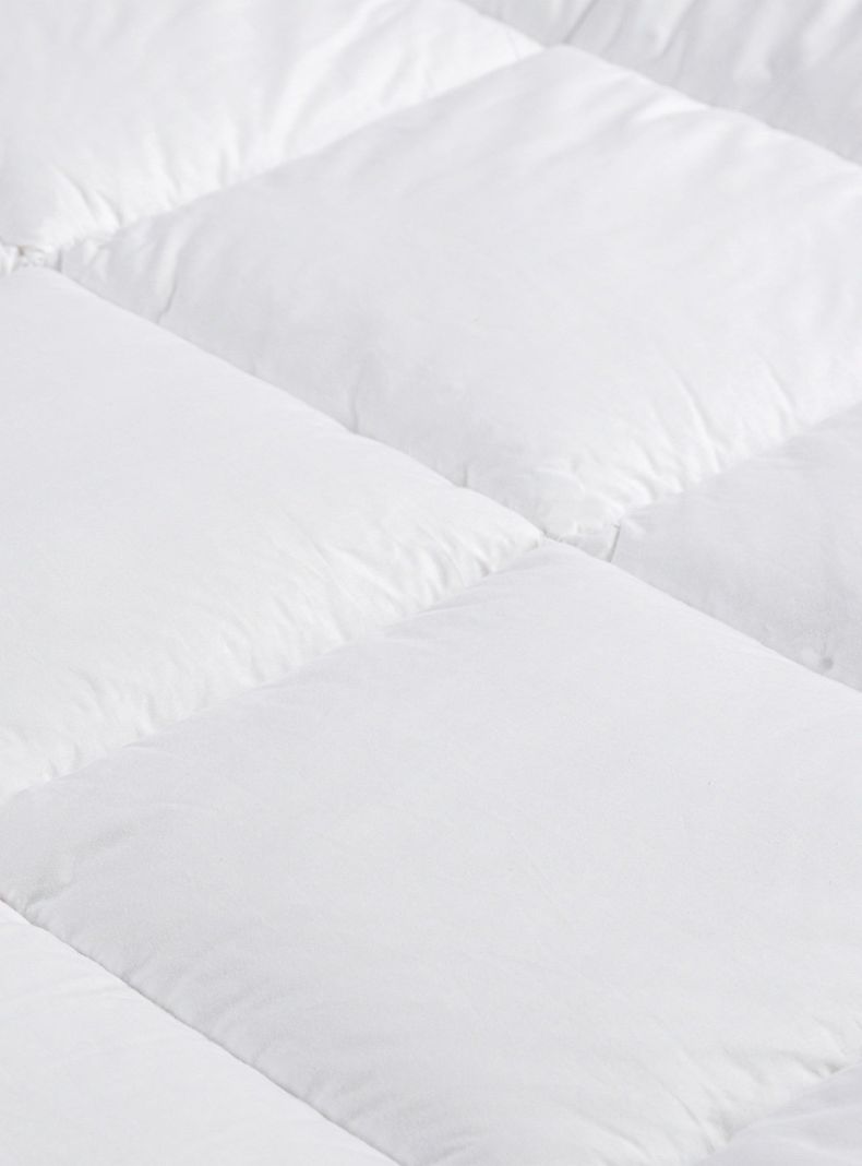 Cama Europea Hybrid Cotton Súper King + Topper + Almohada Down Alternative-6