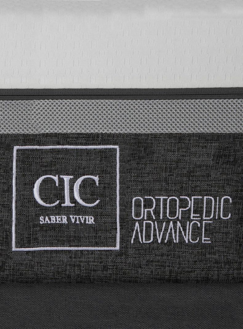 Cama Europea Ortopedic Advance 2 Plazas Base Dividida + Respaldo Villarrica Negro-3