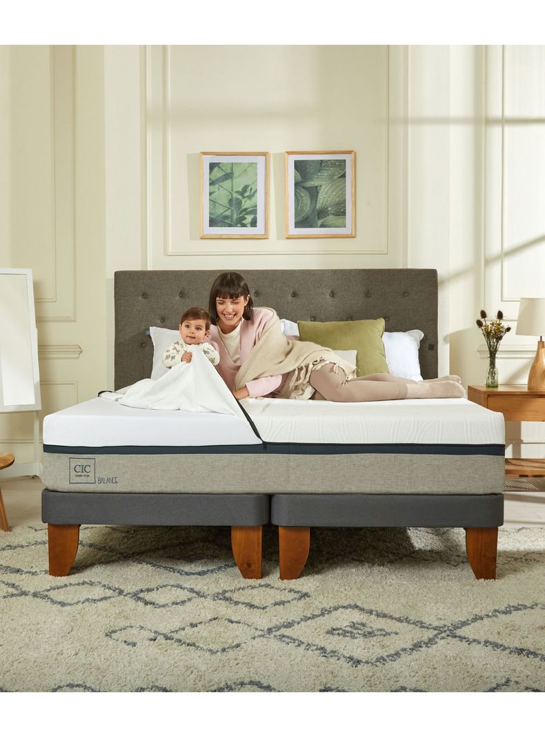 Cama Europea Balance King + Respaldo Villarrica Alpino-7