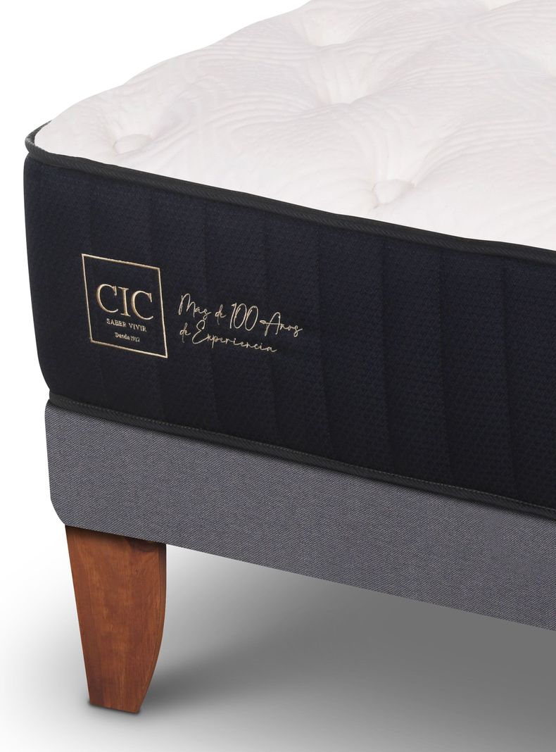 Cama Europea Premium 1.5 Plazas + Respaldo Villarrica Alpino-3