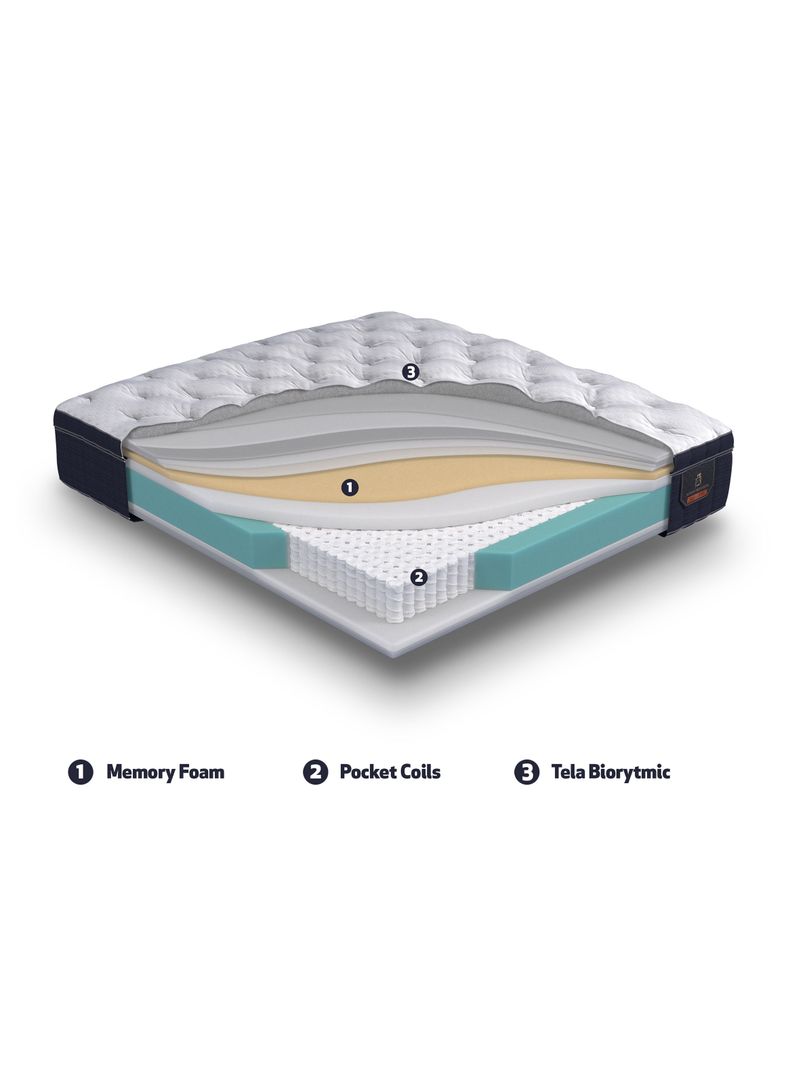 Cama Europea Súper Premium King + Respaldo Villarrica Alpino-5