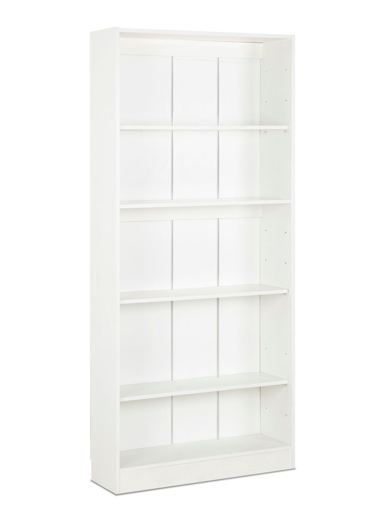 Librero Moscu 4 Repisas 80x180 cm Blanco-0