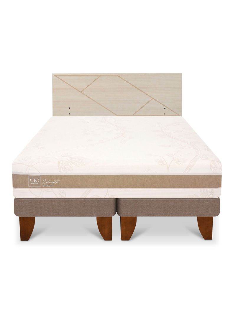 Cama Europea Rilassati Infinity King + Respaldo Villarrica Alpino-2