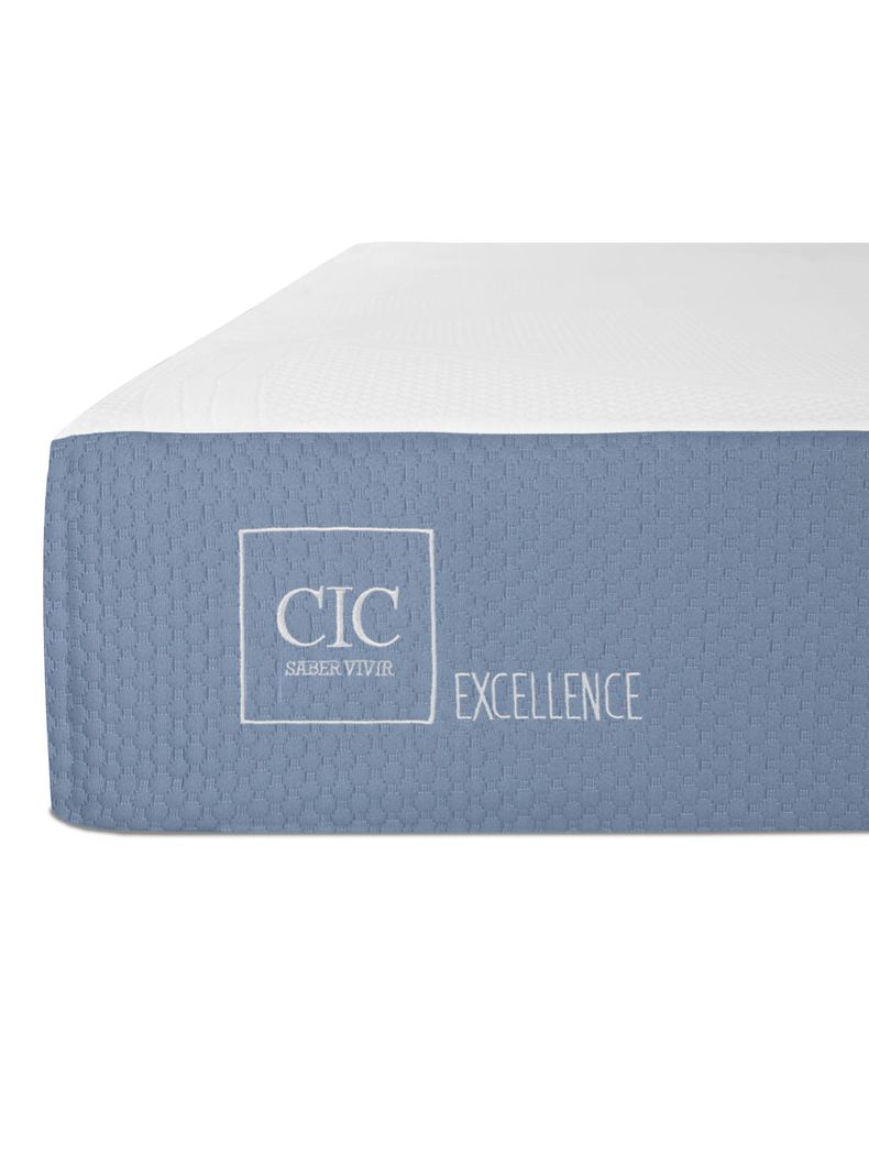 Cama Europea Excellence 1 Plaza x190 cm + Respaldo Villarrica Mostaza-5