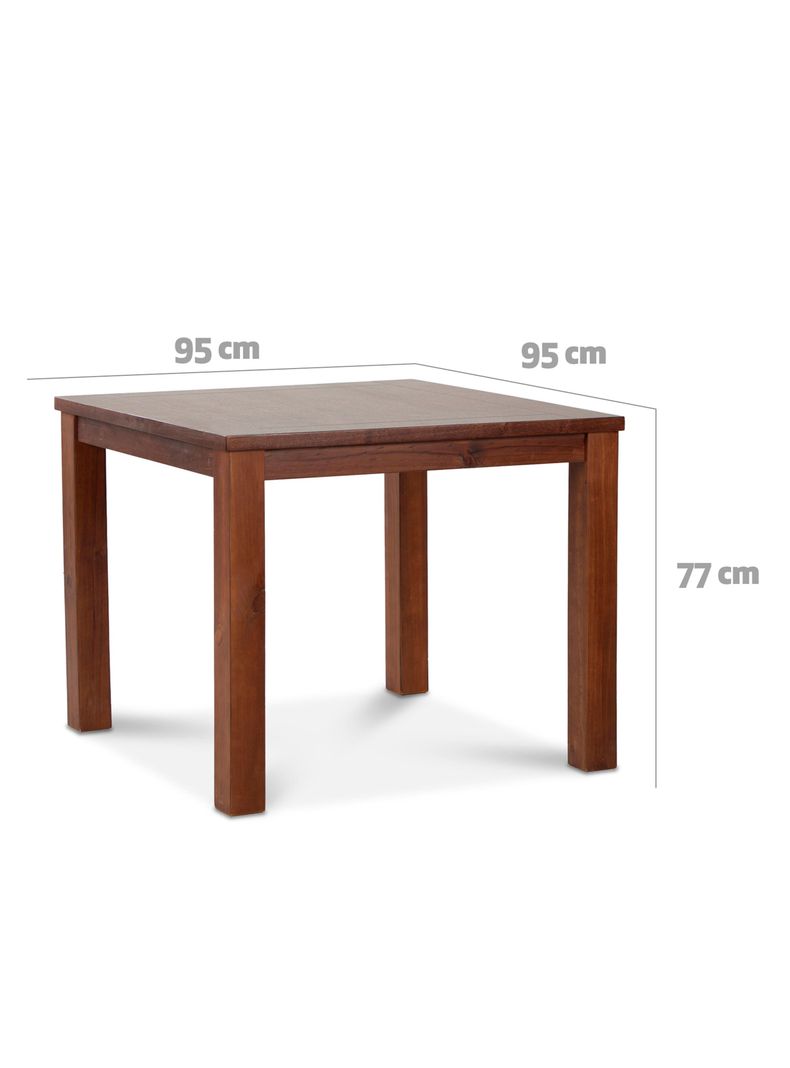 Juego Comedor Ñuble Caramelo 4 Sillas Chocolate-1