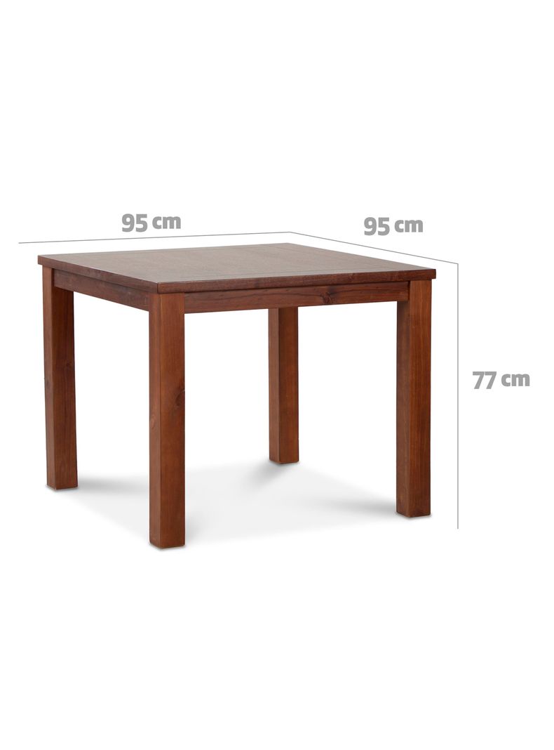 Juego Comedor Ñuble + 4 Sillas Caramelo Beige-1