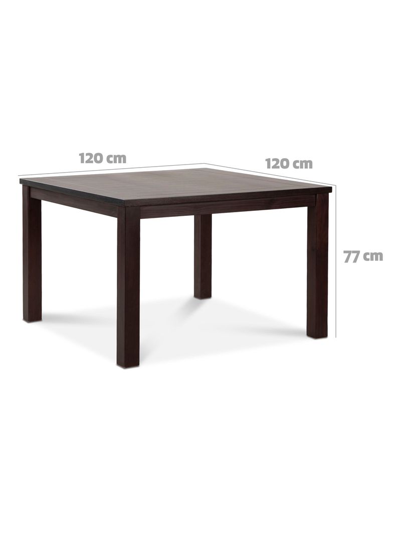 Juego Comedor Ñuble + 8 Sillas Chocolate Beige-1