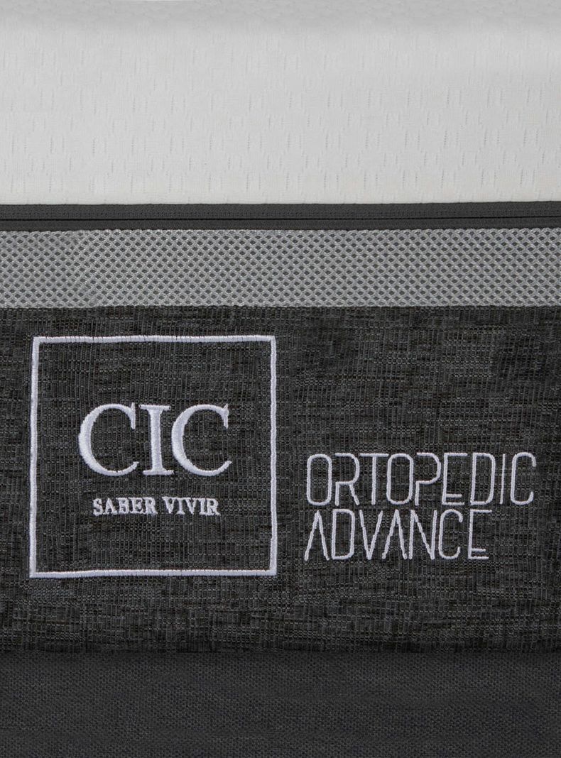Cama Europea Ortopedic Advance 1.5 Plazas + Respaldo Villarrica Olivo-3