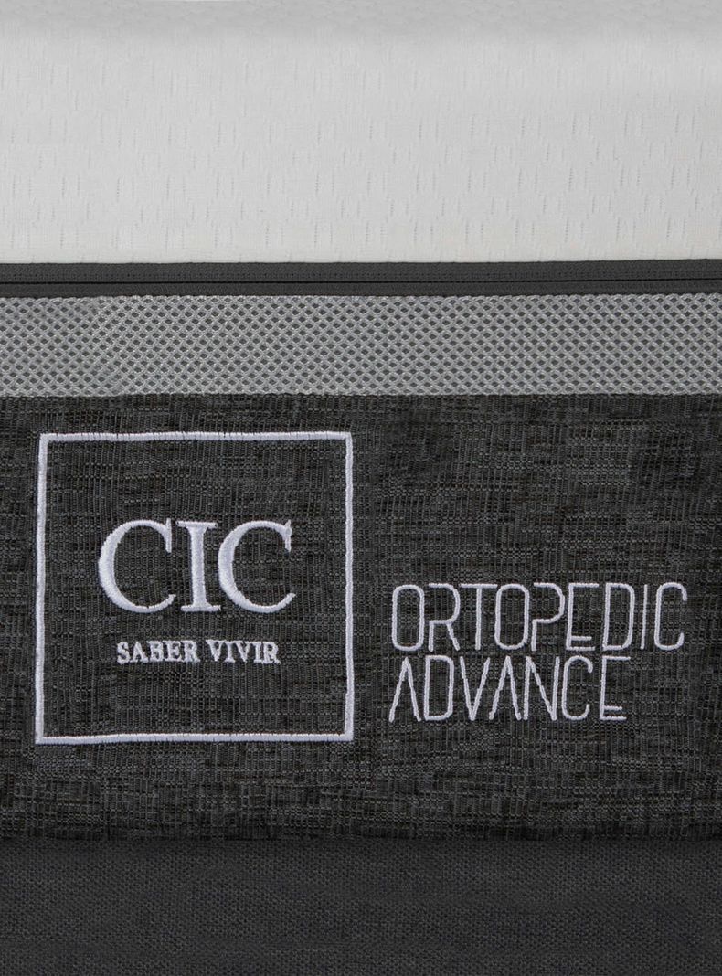 Cama Europea Ortopedic Advance King + Respaldo Villarrica Olivo-5