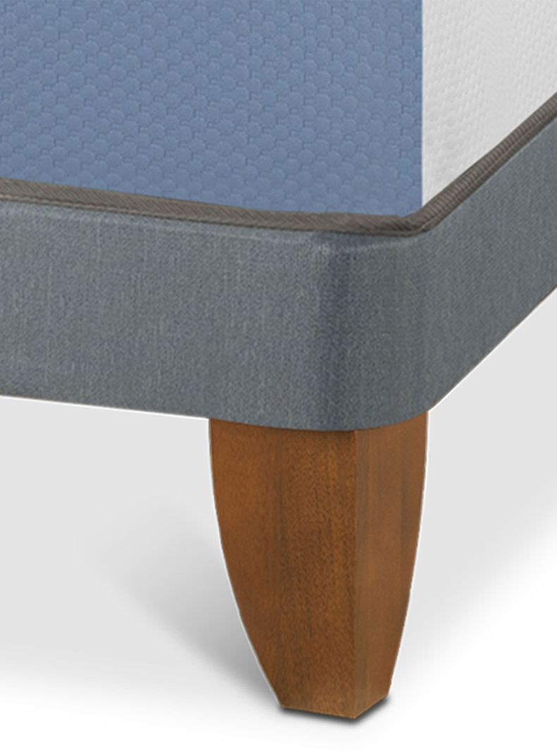 Cama Europea Excellence 1 Plaza x190 cm + Respaldo Múnich Negro-3