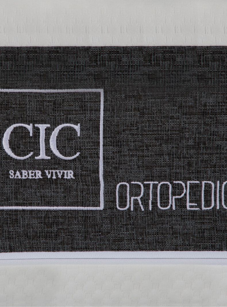 Cama Europea Ortopedic 1.5 Plazas + Respaldo Múnich Negro-6