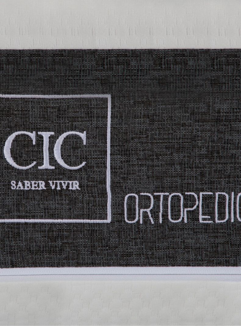 Cama Europea Ortopedic 2 Plazas + Respaldo Múnich Negro-6