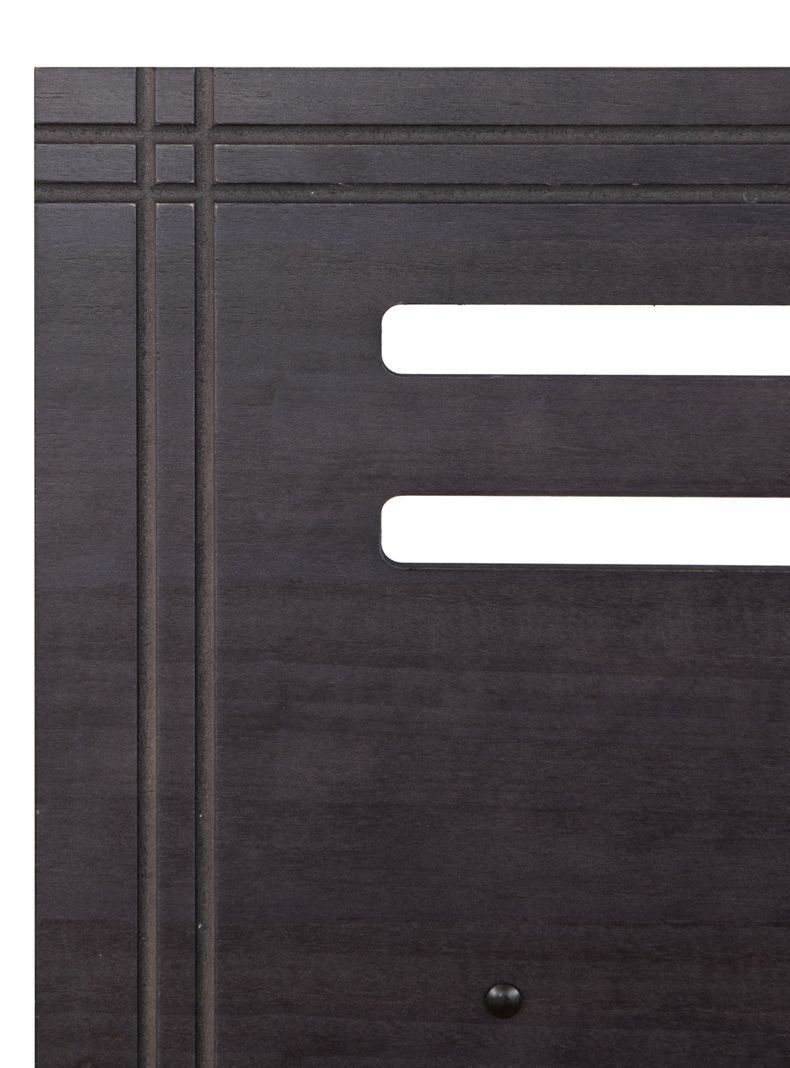 Cama Europea Ortopedic 2 Plazas + Respaldo Múnich Negro-4