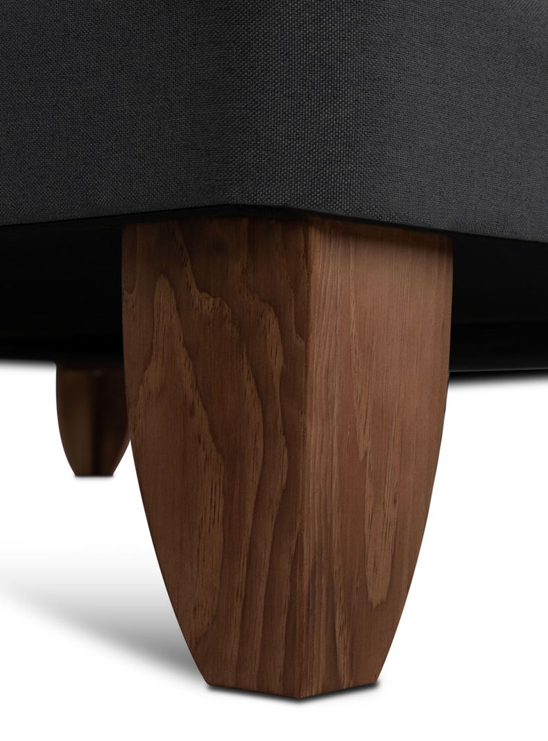 Cama Europea Ortopedic Advance 1.5 Plazas + Respaldo Múnich Negro-7