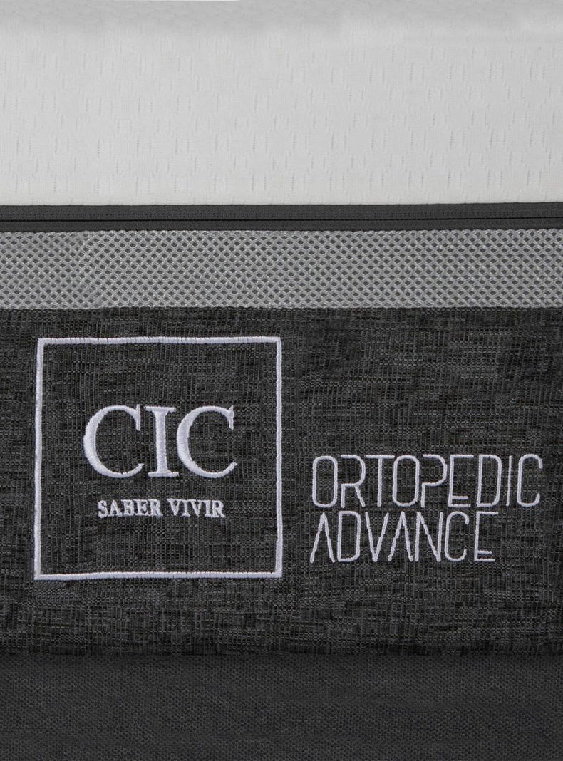 Cama Europea Ortopedic Advance 2 Plazas + Respaldo Múnich Negro-3