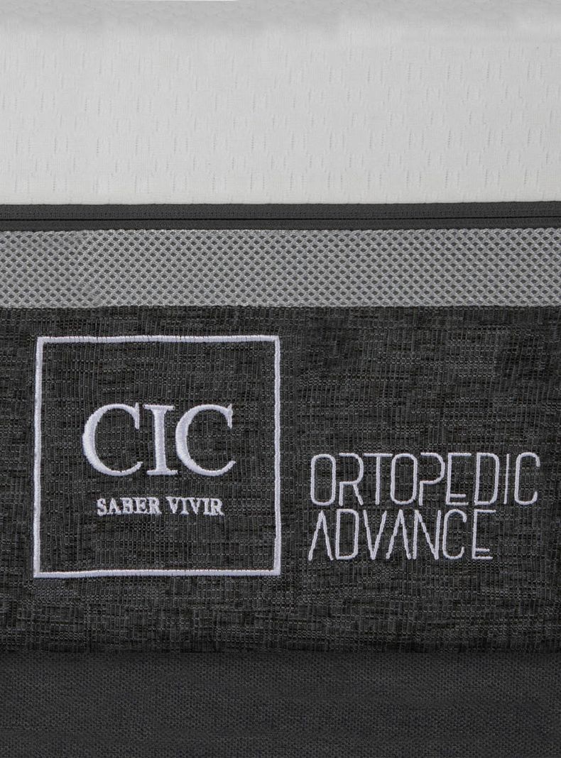 Cama Europea Ortopedic Advance 2 Plazas Base Dividida + Respaldo Múnich Negro-5