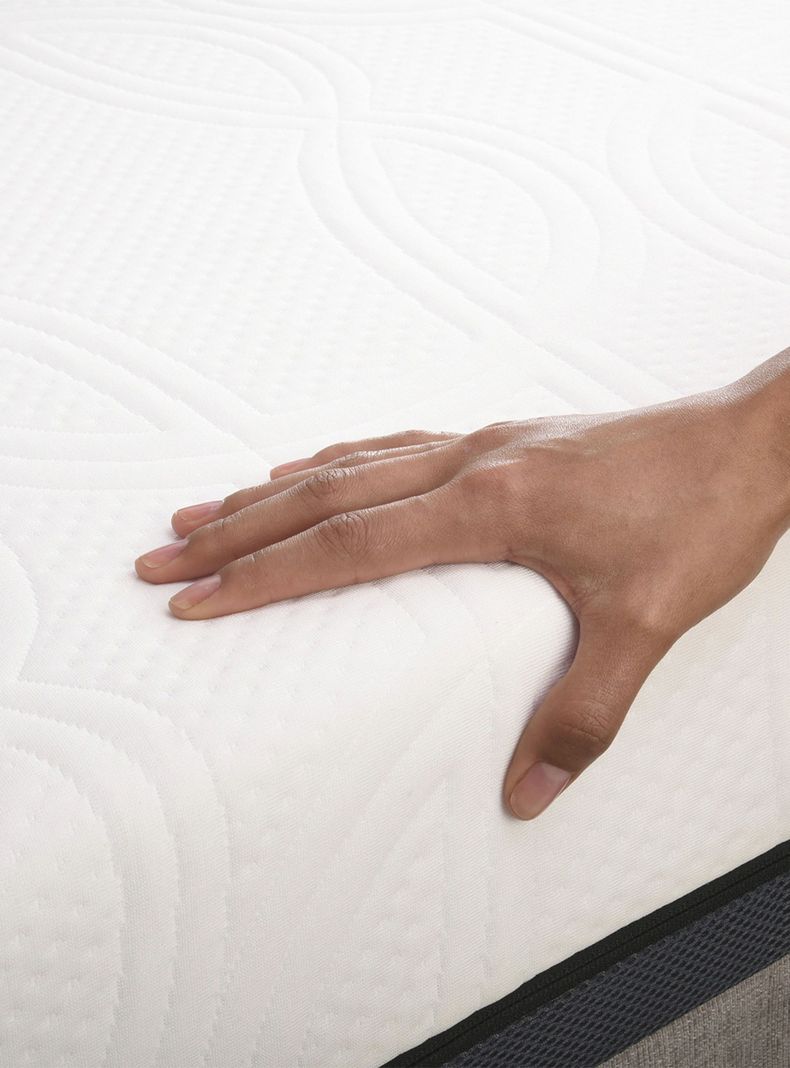 Cama Europea Balance 2 Plazas Base Dividida + Respaldo Múnich Negro-3