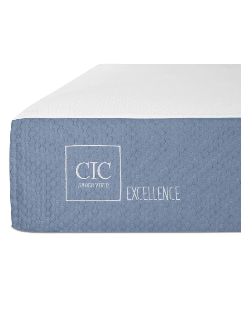 Cama Europea Excellence 1.5 Plazas x190 cm + Respaldo Múnich Alpino-5