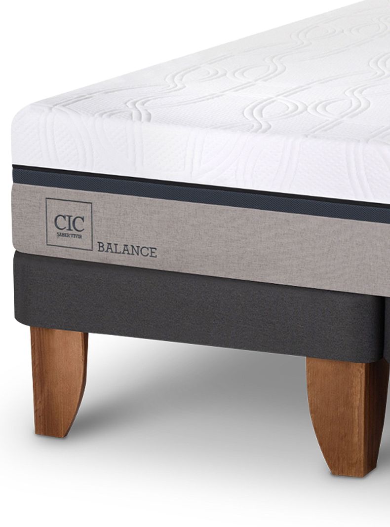 Cama Europea Balance 2 Plazas Base Dividida + Respaldo Múnich Alpino-4