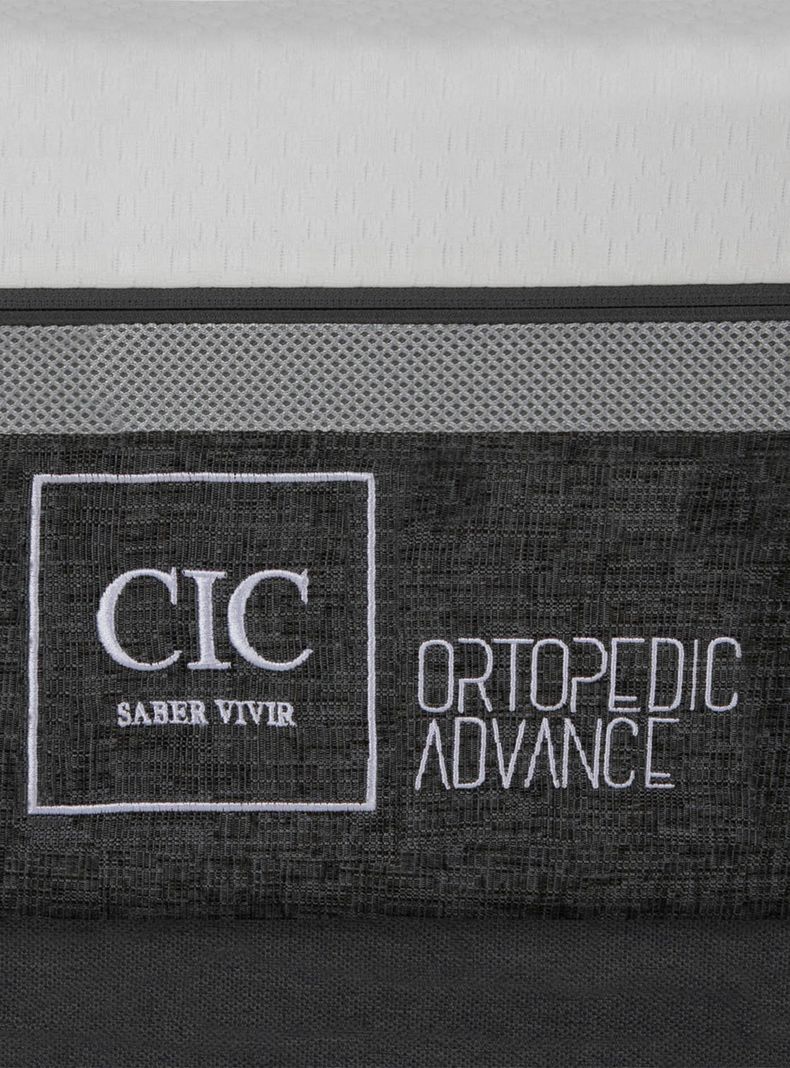 Cama Europea Ortopedic Advance 2 Plazas + Respaldo Múnich Olivo-5