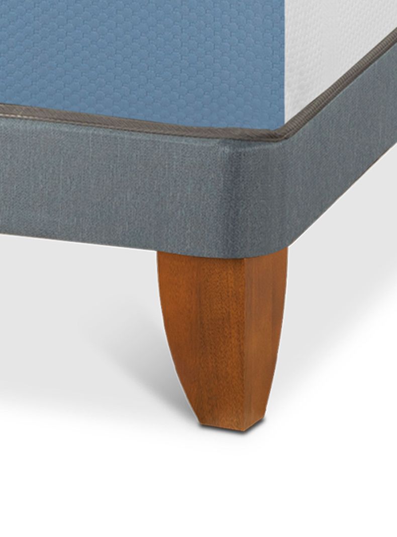 Cama Europea Excellence 1 Plaza + Respaldo Gales Negro-3