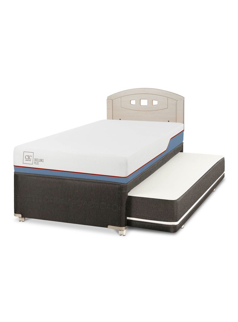Diván Excellence Plus Black 1.5 Plazas Respaldo Gales Alpino-0