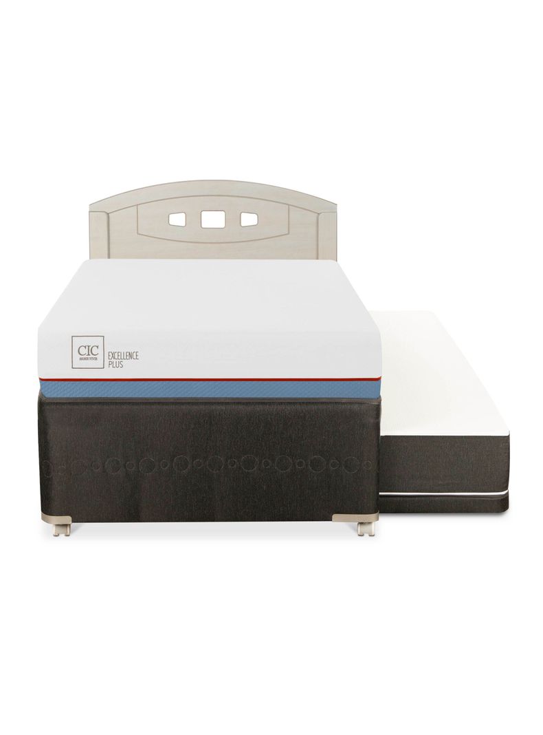 Diván Excellence Plus Black 1.5 Plazas Respaldo Gales Alpino-2