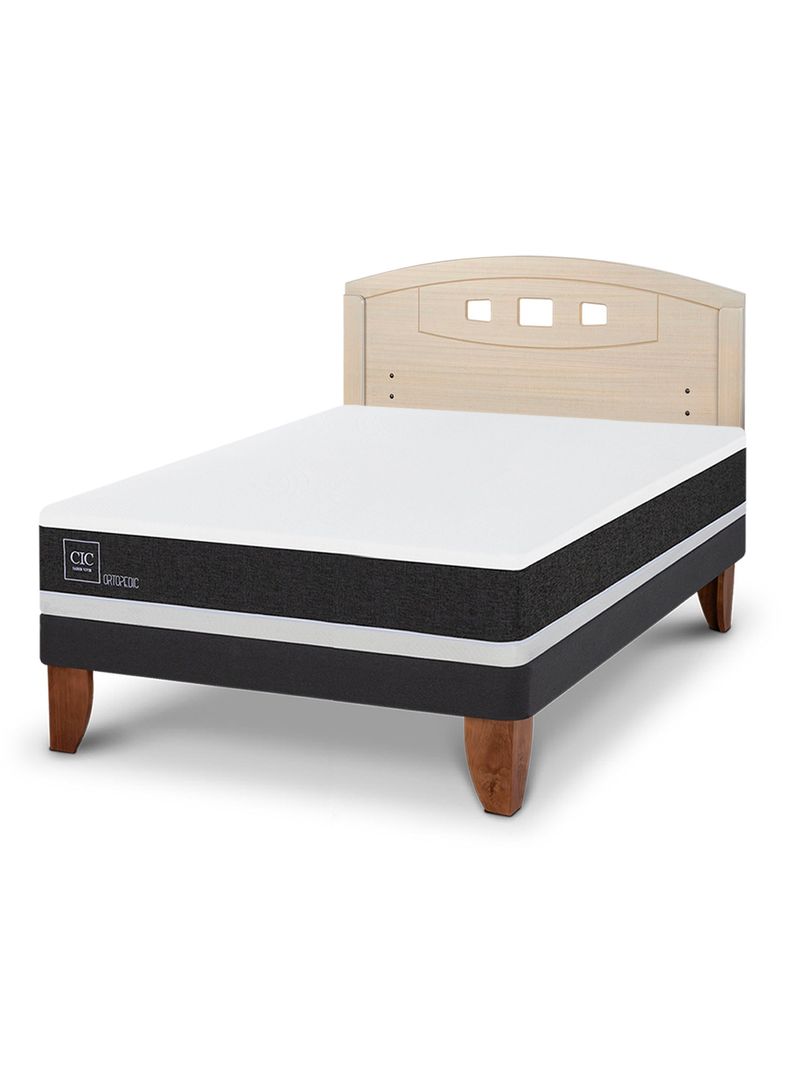 Cama Europea Ortopedic 2 Plazas + Respaldo Gales Alpino-0