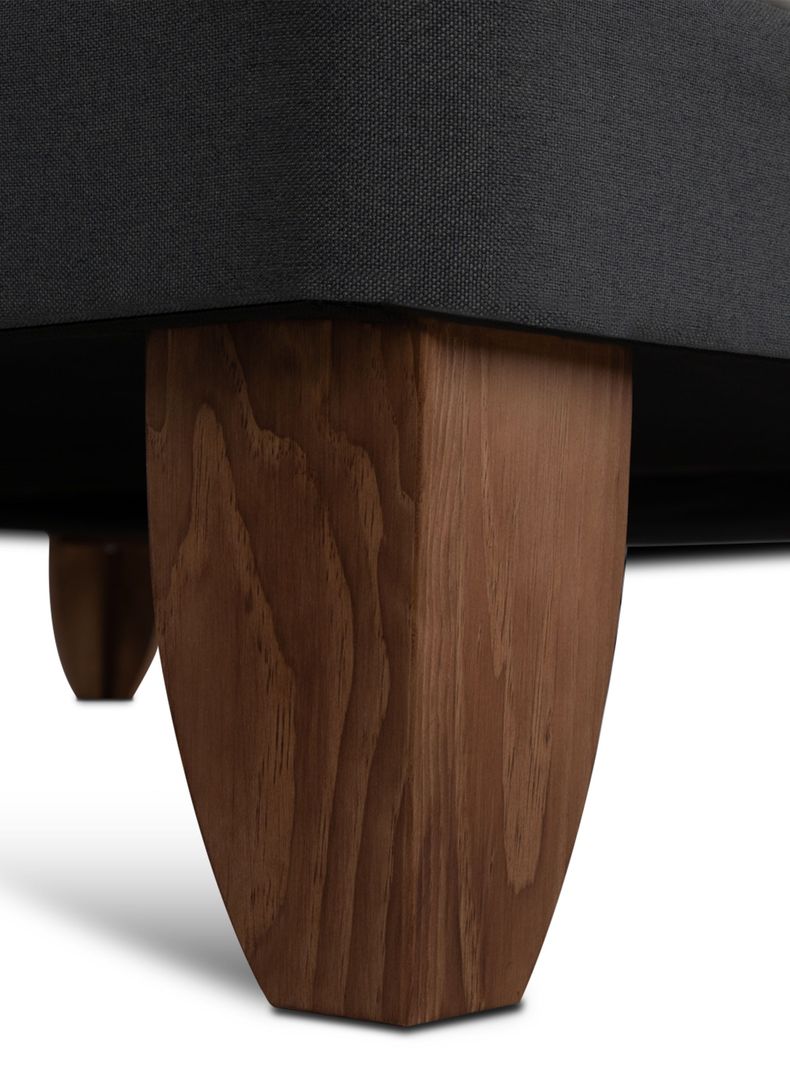 Cama Europea Ortopedic 2 Plazas Base Dividida + Respaldo Gales Olivo-5