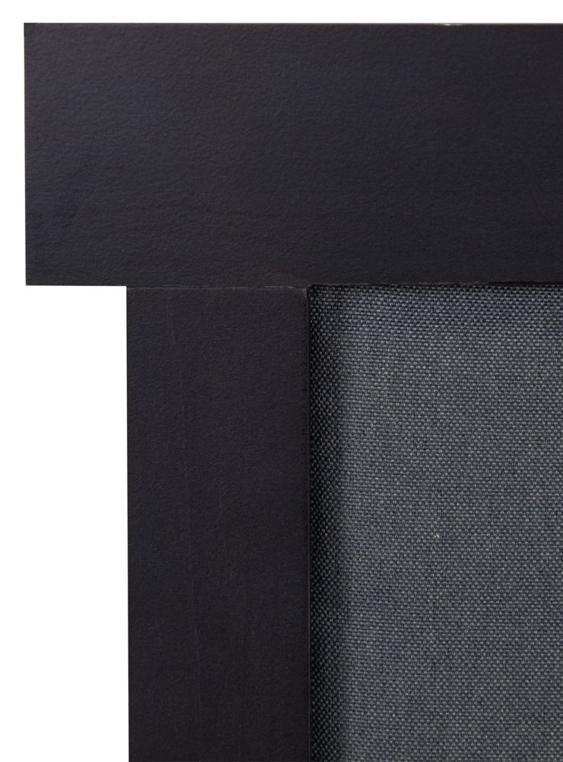 Cama Europea Ortopedic 1.5 Plazas + Respaldo Dublín Negro-3