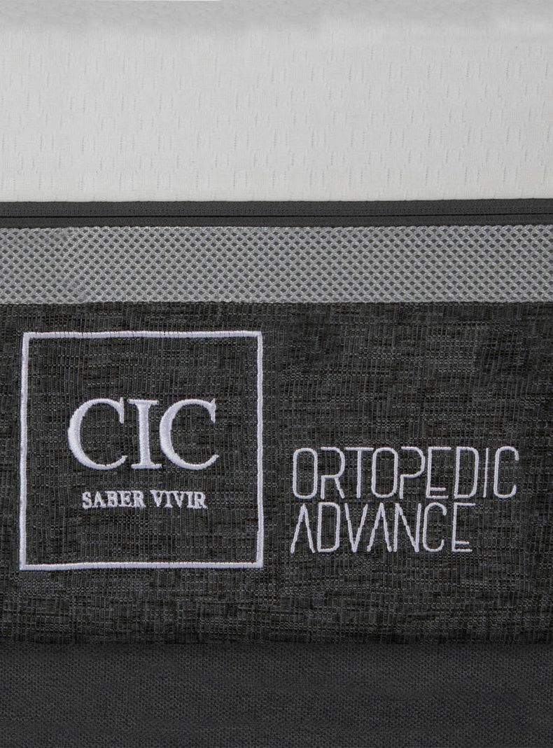 Cama Europea Ortopedic Advance 2 Plazas Base Dividida + Respaldo Dublín Negro-5