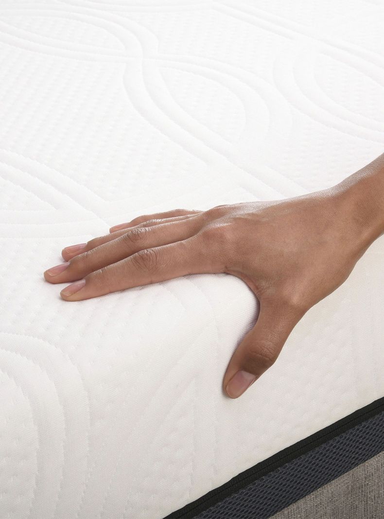 Cama Europea Balance 2 Plazas Base Dividida + Respaldo Dublín Negro-5