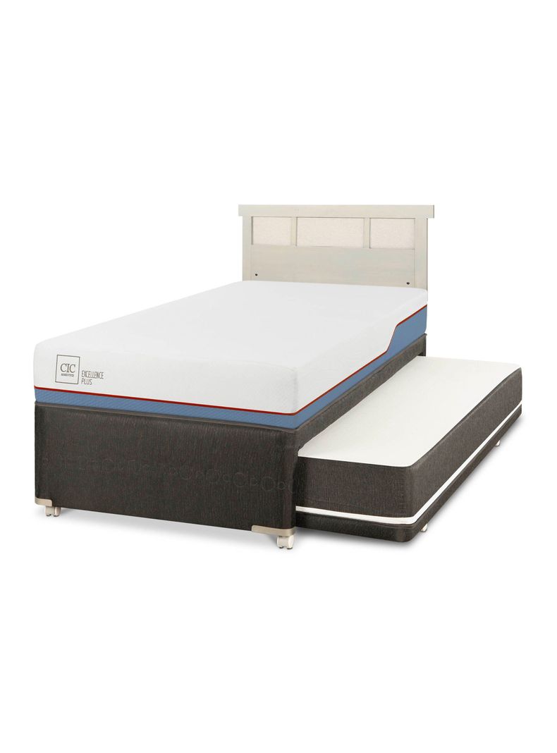 Diván Excellence Plus Black 1.5 Plazas Respaldo Dublín Alpino-0