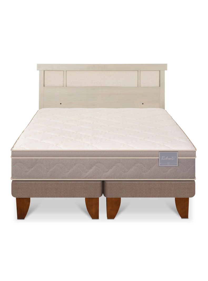 Cama Europea Rilassati King + Respaldo Dublín Alpino-2