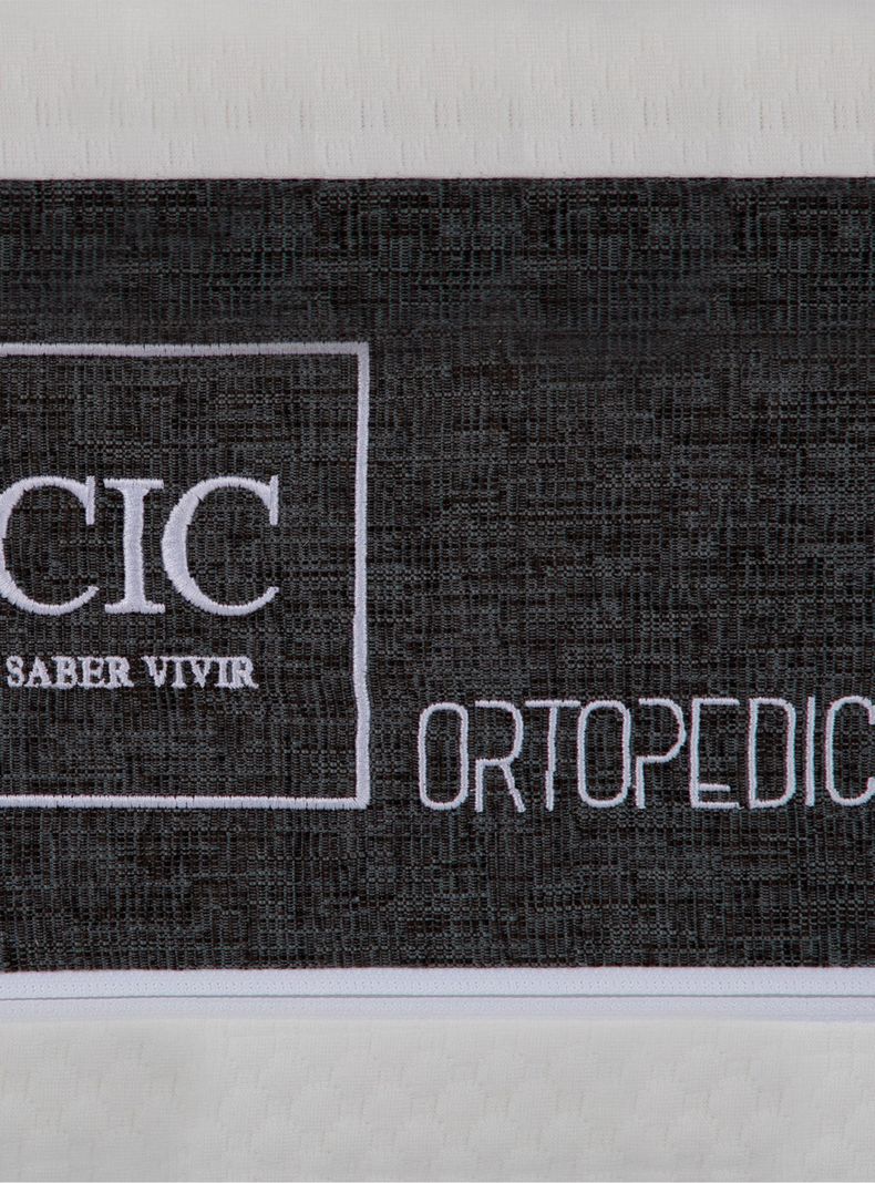 Cama Europea Ortopedic 2 Plazas + Respaldo Dublín Mostaza-5