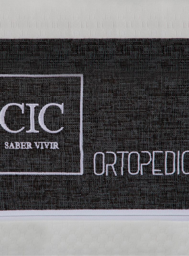 Cama Europea Ortopedic 2 Plazas + Respaldo Dublín Olivo-6