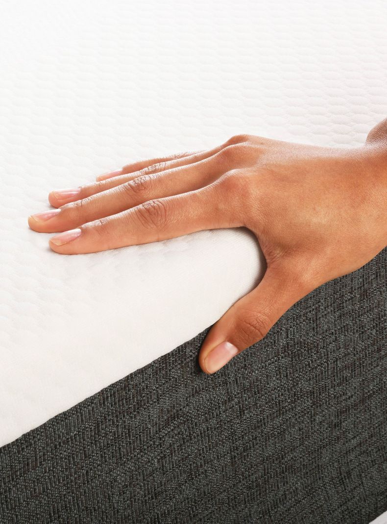 Cama Europea Ortopedic 2 Plazas Base Dividida + Respaldo Dublín Olivo-6