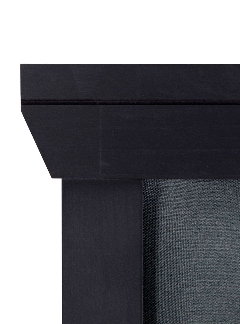 Cama Europea Ortopedic 1.5 Plazas + Respaldo Torino Negro-3