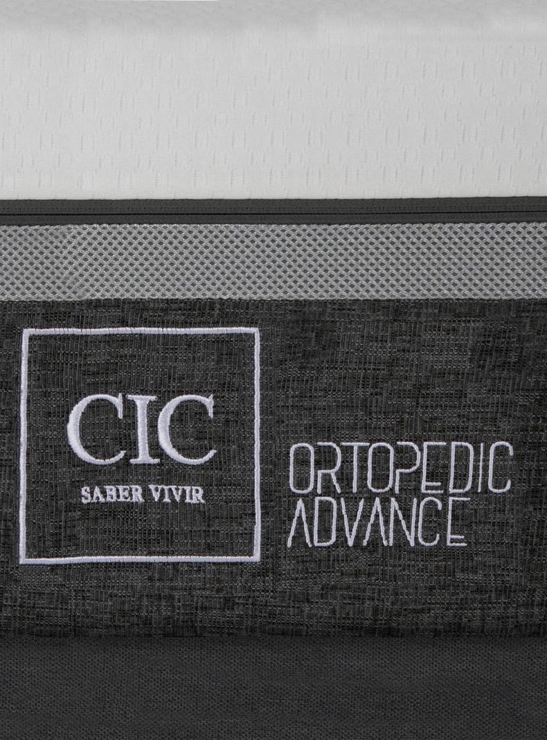 Cama Europea Ortopedic Advance 2 Plazas Base Dividida + Respaldo Torino Negro-5