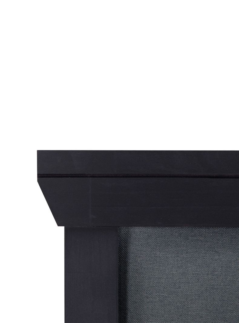 Cama Europea Smart 1 Plaza + Respaldo Torino Negro-6