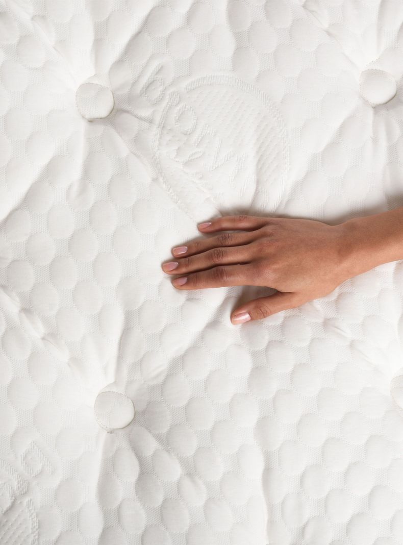 Cama Europea Súper Premium 2 Plazas Base Dividida + Respaldo Torino Alpino-5