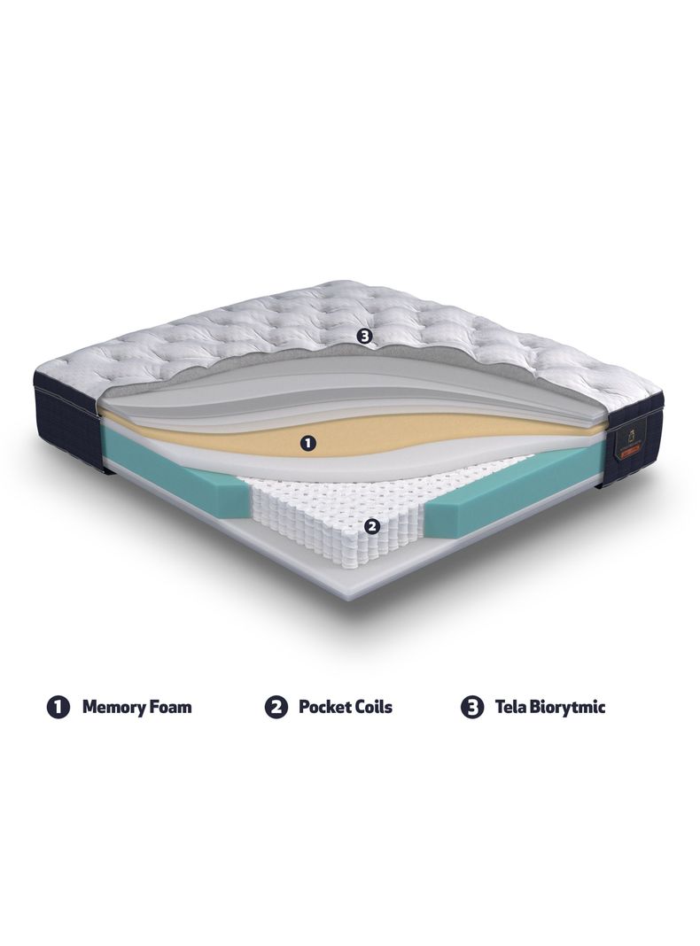 Cama Europea Súper Premium 2 Plazas Base Dividida + Respaldo Torino Alpino-6
