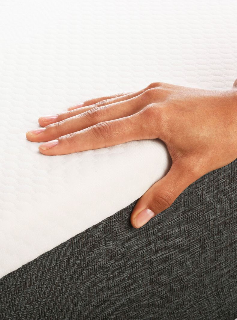 Cama Europea Ortopedic 2 Plazas Base Dividida + Respaldo Torino Mostaza-6