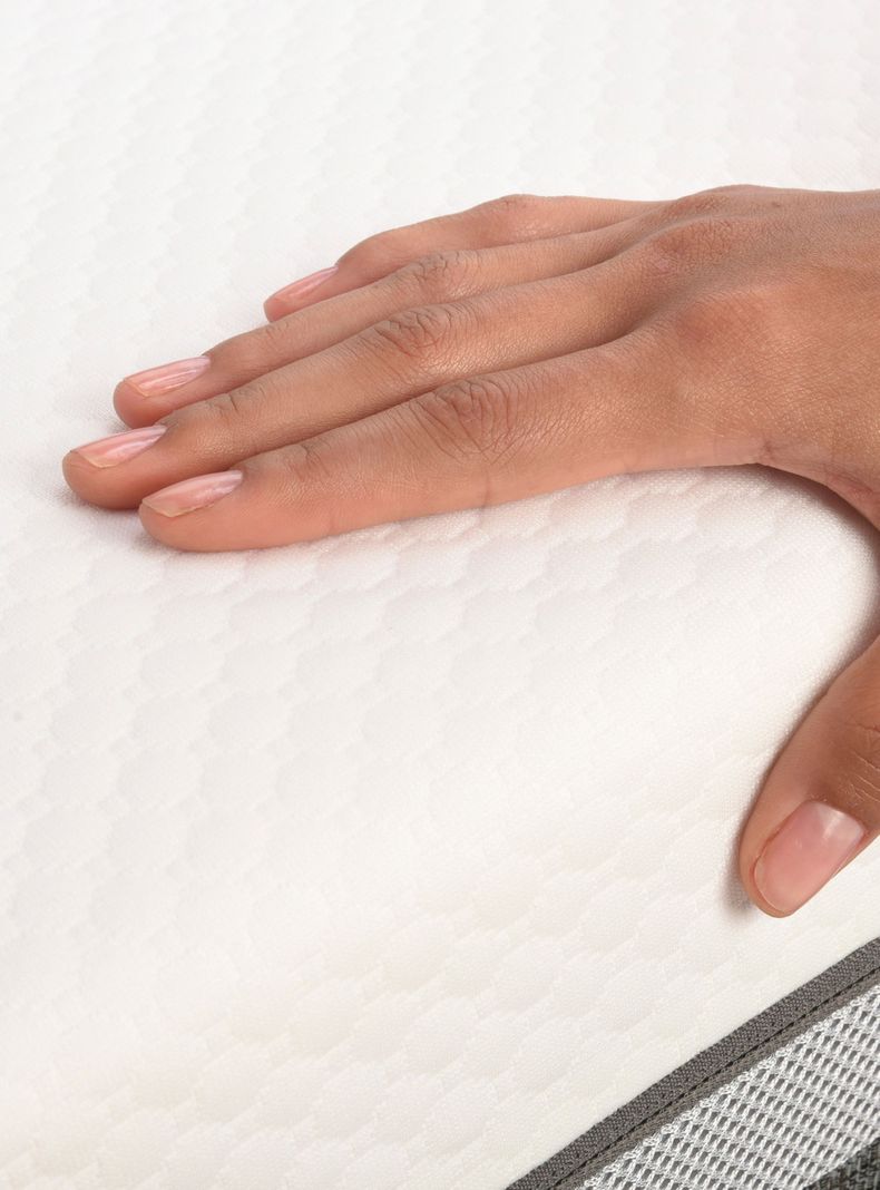Cama Europea Ortopedic Advance 2 Plazas + Respaldo Torino Mostaza-6