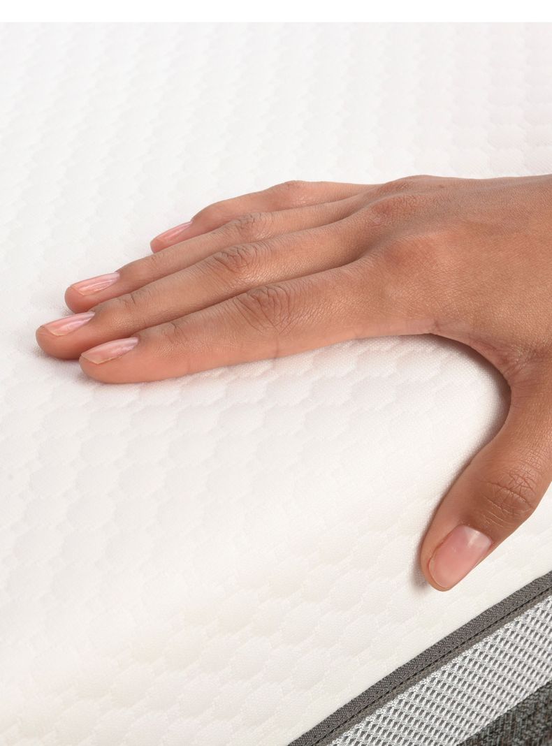 Cama Europea Ortopedic Advance 2 Plazas Base Dividida + Respaldo Torino Mostaza-6
