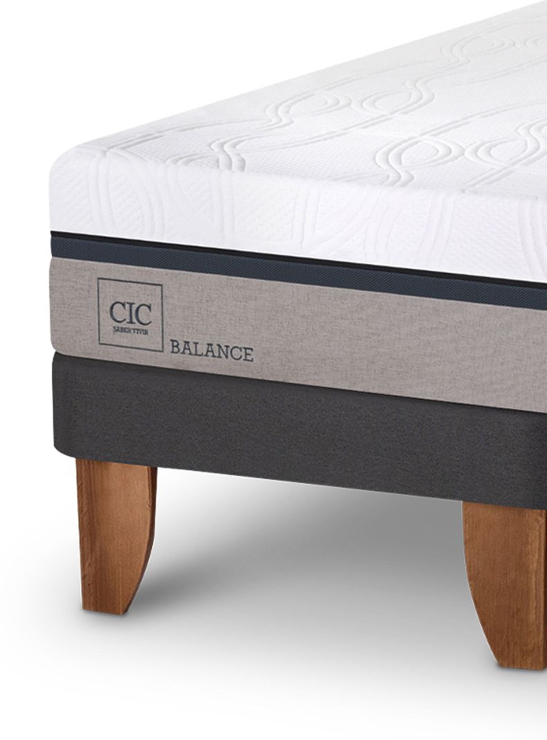 Cama Europea Balance 2 Plazas Base Dividida + Respaldo Torino Mostaza-5