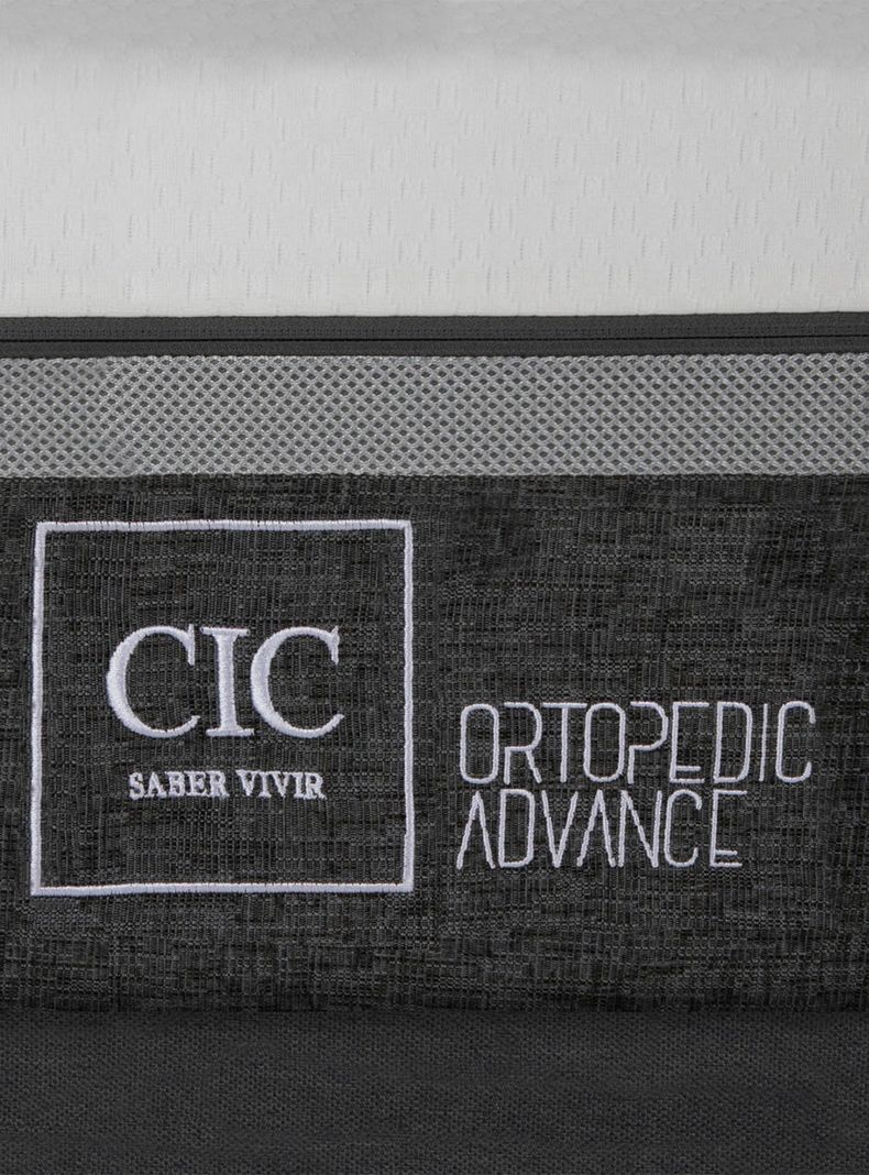 Cama Europea Ortopedic Advance 2 Plazas Base Dividida + Respaldo Milán Negro-4