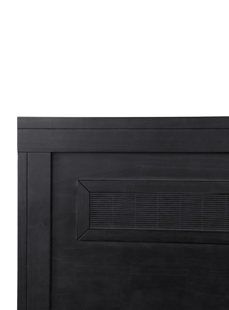 Cama Europea Ortopedic Advance 2 Plazas Base Dividida + Respaldo Milán Negro-3
